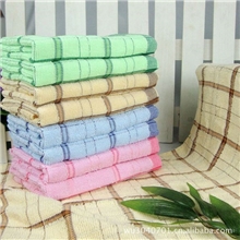 格子促销毛巾批发30*72cm66g满额包邮20条一包