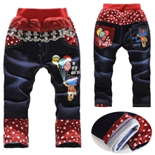 儿童冬款棉裤女童加棉加绒裤原创童装女童棉裤淑女版女童棉裤