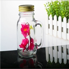 冷冻花茶罐有柄玻璃瓶酱菜瓶泡茶瓶泡菜瓶