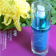 120ml椭圆乳液瓶高档注塑亚克力化妆品塑料瓶包装包材