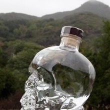 【欢迎选购】创意骷髅酒瓶骷髅头伏特加酒瓶创意时尚玻璃瓶