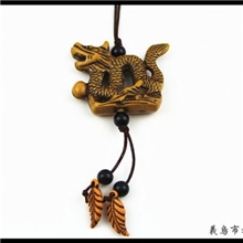 【厂家直销】立体十二生肖系列仿桃木手机挂件义乌小商品批发