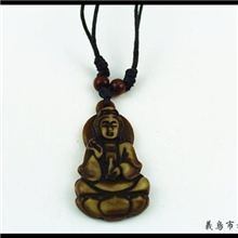 【厂家直销】观音仿象牙项链地摊批发地摊货源义乌小商品批发