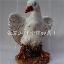 亮点家居饰品PY486（小天鹅园艺摆件）*外贸树脂工艺品批发