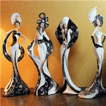 新款美女古典中国风时尚工艺品摆件欧式家居新婚房电视柜装饰品