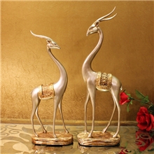 欧式奢华树脂新款家居件豪华别墅样板间装饰品摆设家居饰品鹿