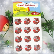 香味卡片香味纸卡香味不干胶贴纸摩擦香味贴纸