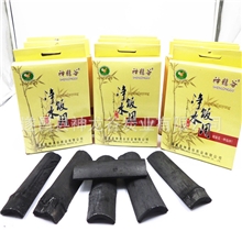 净水竹片炭煮饭竹炭片鱼缸竹炭净化水质养花防磁神龙谷竹炭6片装