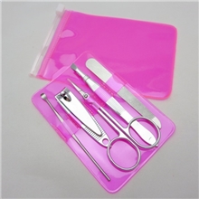 厂家供应塑料袋子美甲套装礼品美容套促销礼品