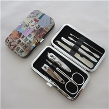 热销山水字画美女图仕女图修甲修眉刀组合套装个人护理美容套