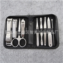 厂家供应不锈钢美甲套装9件套/修甲套装/促销美容套装/护甲套装