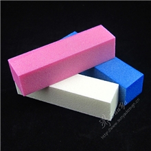 夏季美甲必备甜蜜糖果色海绵豆腐块四方磨甲块