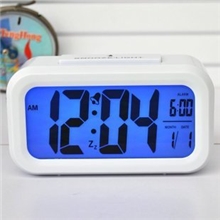 特价正品韩国新款大屏幕LED钟聪明灯聪明钟静音闹钟光感应钟