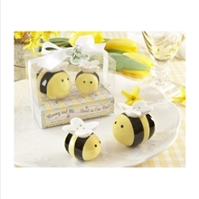 批发供应婚庆婚礼用品回礼创意礼物陶瓷蜜蜂调味罐