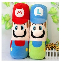 超级玛丽公仔毛绒玩具马里奥兄弟大号抱枕头靠垫男女朋友礼物