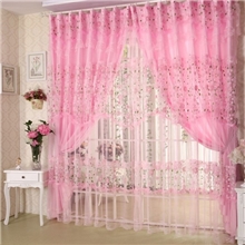 弘成布艺高档韩式蕾丝成品窗帘客厅卧室喜庆结婚房间厂家直销批发