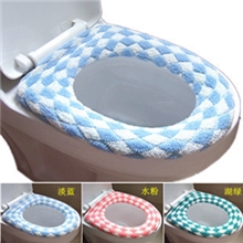高毛O型提花糖果色坐便套彩色马桶垫厕所座圈坐便器垫马桶圈垫