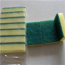 彩色双面海绵百洁布洗碗布洗碗巾清洁海绵擦