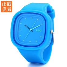2013淘宝热卖Zgo时尚果冻手表高档儿童硅胶学生手表批发女男表