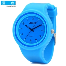 热销爆款品牌硅胶手表男女士水钻石英表糖果色果冻表运动学生表