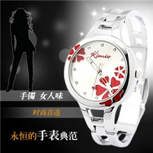 现货批发Kimio韩版休闲女士手镯表神奇创意变色手表批发K425