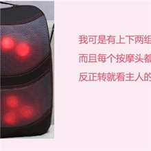 正品璐瑶按摩器LY-721A按摩椅垫加热背部腰部靠垫保健器材