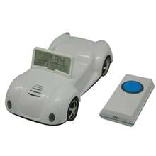 正品汽车式无线门铃家用门铃老人呼叫器带电子万年历一件代发