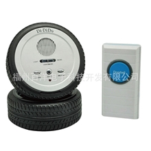 时尚新款创意轮胎无线门铃家用遥控门铃36首音乐门铃一件代发