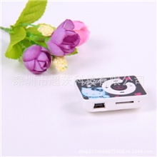 厂家直销可爱插卡夹子mp3定制插卡夹子mp3系列