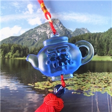 琉璃挂件厂家直供高档商务礼品汽车内饰精品福禄平安