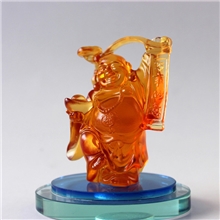 产地直供琉璃香水摆件厂家诚邀代理商汽车内饰精品万事如意