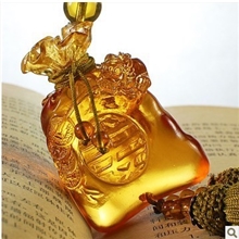 汽车用品汽车挂件平安符福袋摆挂饰厂家特价直销琉璃批发