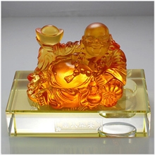 琉璃佛佛像摆件琉璃工艺品招财保平安水风汽车香水座/车载摆件