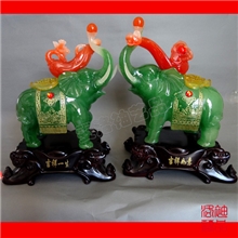 精美时尚树脂仿玉工艺品摆件创意礼品吉祥如意家居摆件