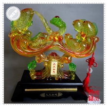 高档九龙如意树脂仿玉摆设仿琉璃礼品摆设家居摆件工艺品热卖
