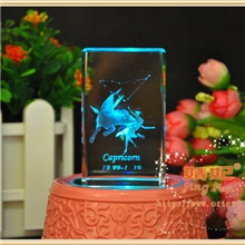 （现货）水晶内雕产品十二生肖星座精美水晶摆件纪念礼品