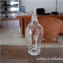 加工定做各类高档玻璃制品透明玻璃白酒瓶保健酒瓶