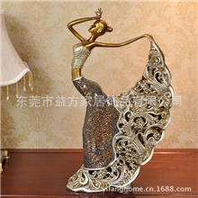 外贸单品热卖舞女树脂工艺品商务生日礼品