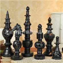 欧式国际象棋摆件客厅书房装饰品摆设酒店会所乔迁送礼精品