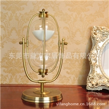 欧美风格古典美式五金摇摆沙漏计时器创意生日礼物商务礼品
