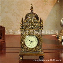欧式家饰仿古宫庭时钟摆件客厅书房装饰品摆设