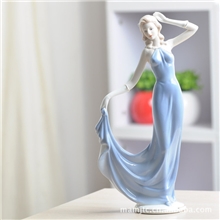 欧式陶瓷工艺品摆件家居饰品装饰品人物系列西洋女芙蓉出水