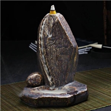 倒流香炉达摩熏香炉香薰炉塔香佛教檀香德化仿古香炉批发代销