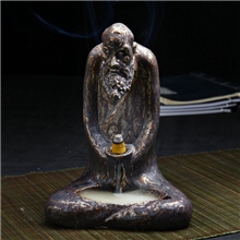 倒流香炉陶瓷檀香仿古熏香炉佛教塔香炉批发香炉厂家一件代销