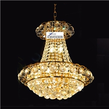 中山古镇批发现代奢华金黄色水晶灯客厅餐厅水晶吊灯卧室水晶灯