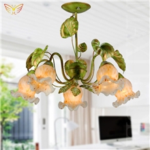 厂家供应田园客厅吸顶灯餐厅花草灯卧室吊灯装饰吊灯90698