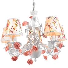 特价热销田园花草灯玫瑰花灯客厅灯卧室吊线灯餐厅吊灯8020