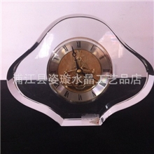【厂家直销】水晶机械表钟表水晶摆件商务礼品家居摆设