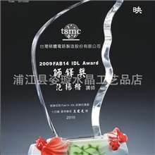 【厂家直销】阿法瓷水晶奖牌水晶奖杯商务礼品周年庆典纪念品