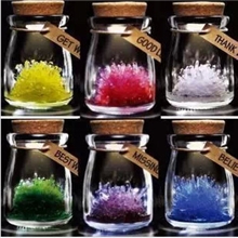 批发乐友正品无灯DIY种植水晶许愿灯水晶工艺品许愿精灵送好朋友